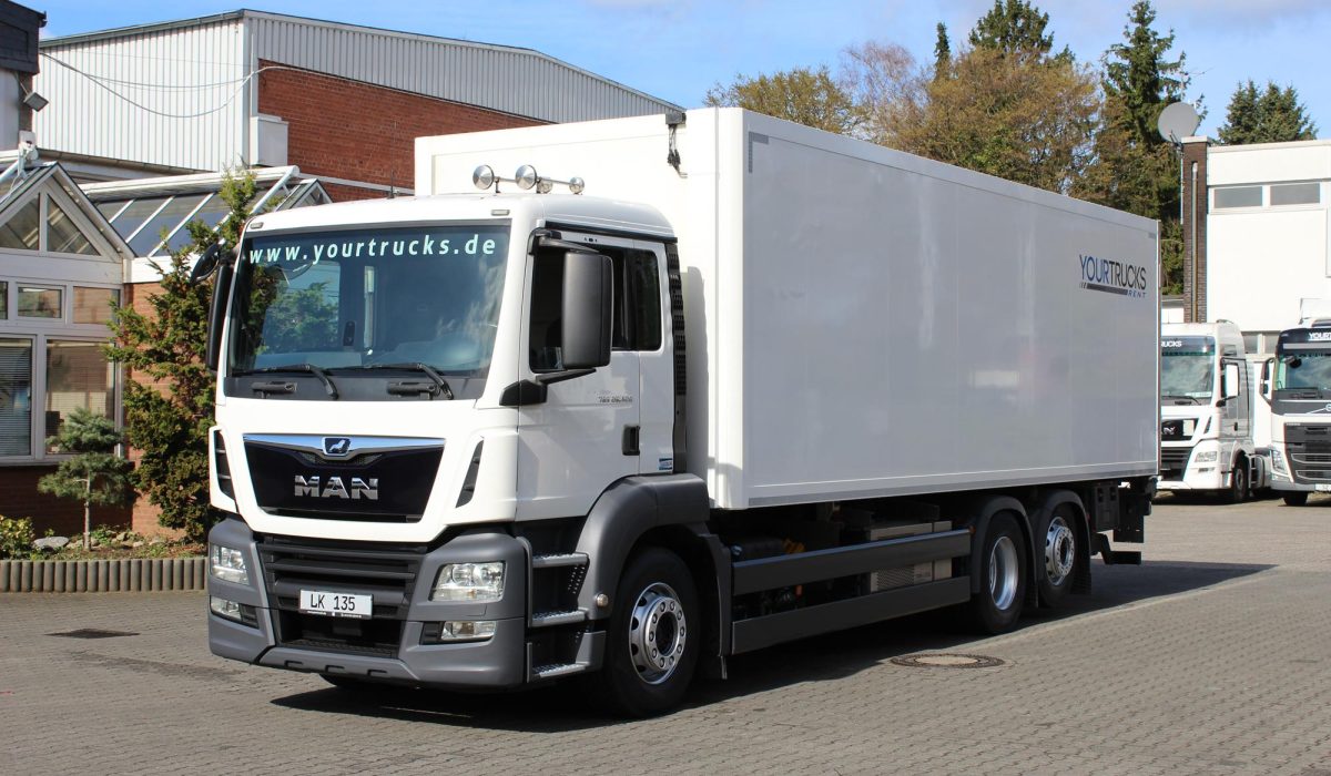 MAN TGS 26.420 - BI Temperatura - Eje direccional - eje elevable LK135